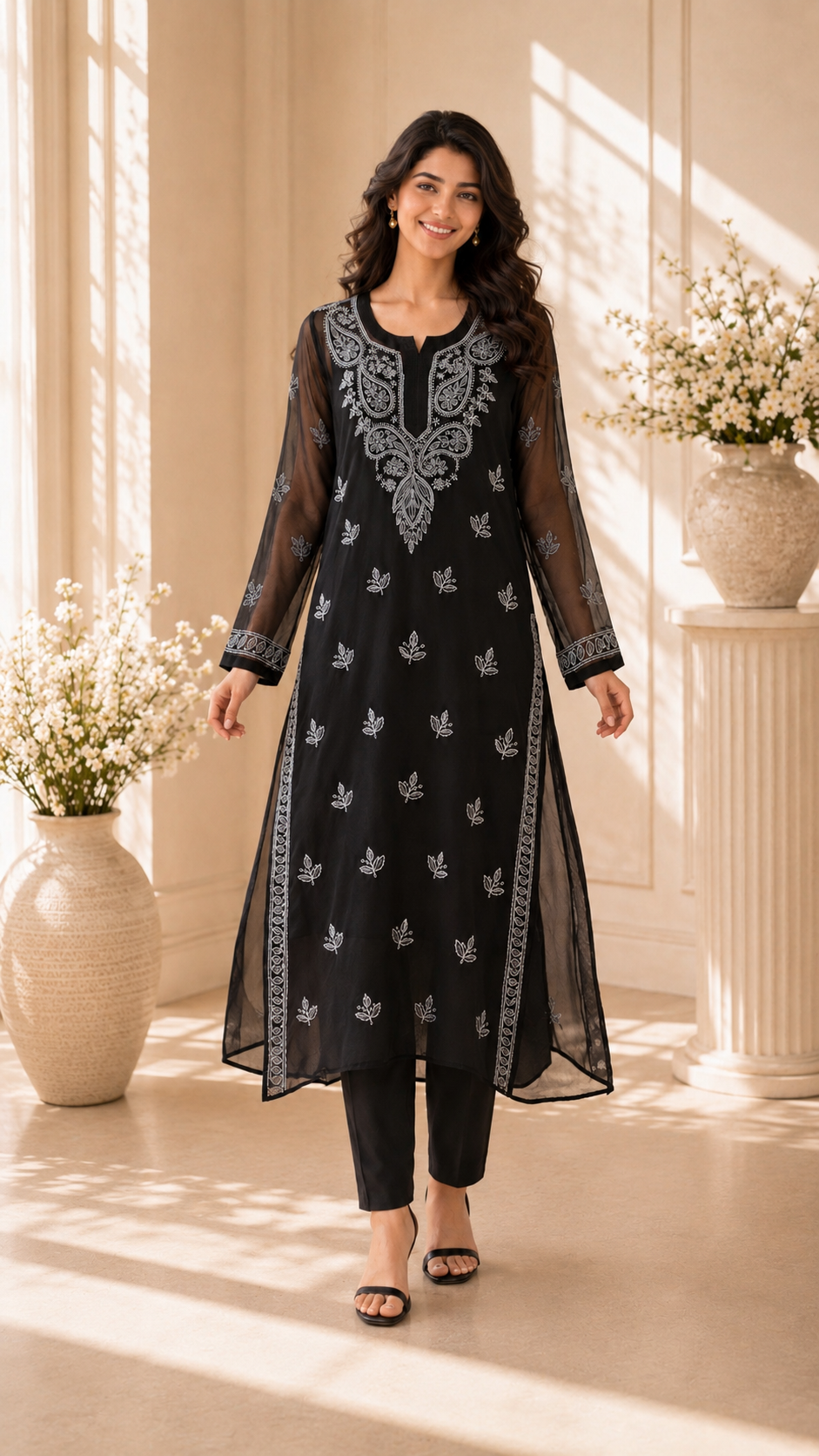 Midnight Elegance Kurta