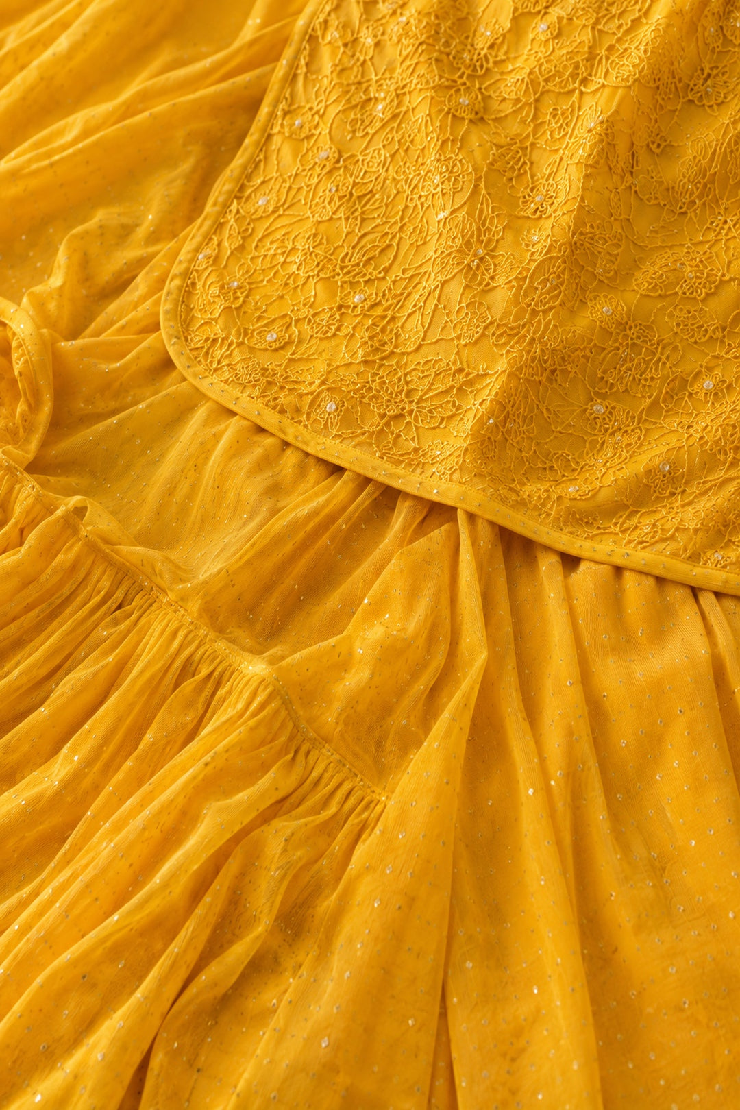 Yellow Chikankari Co-ord set