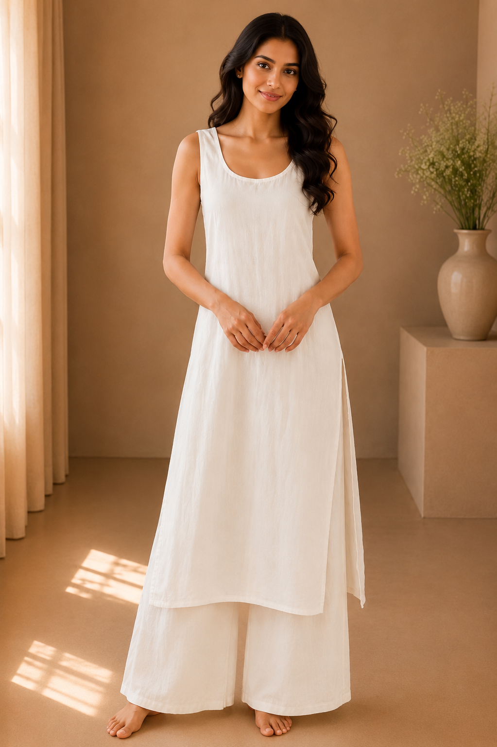 Ivory Four Piece Bridal Kurta Set