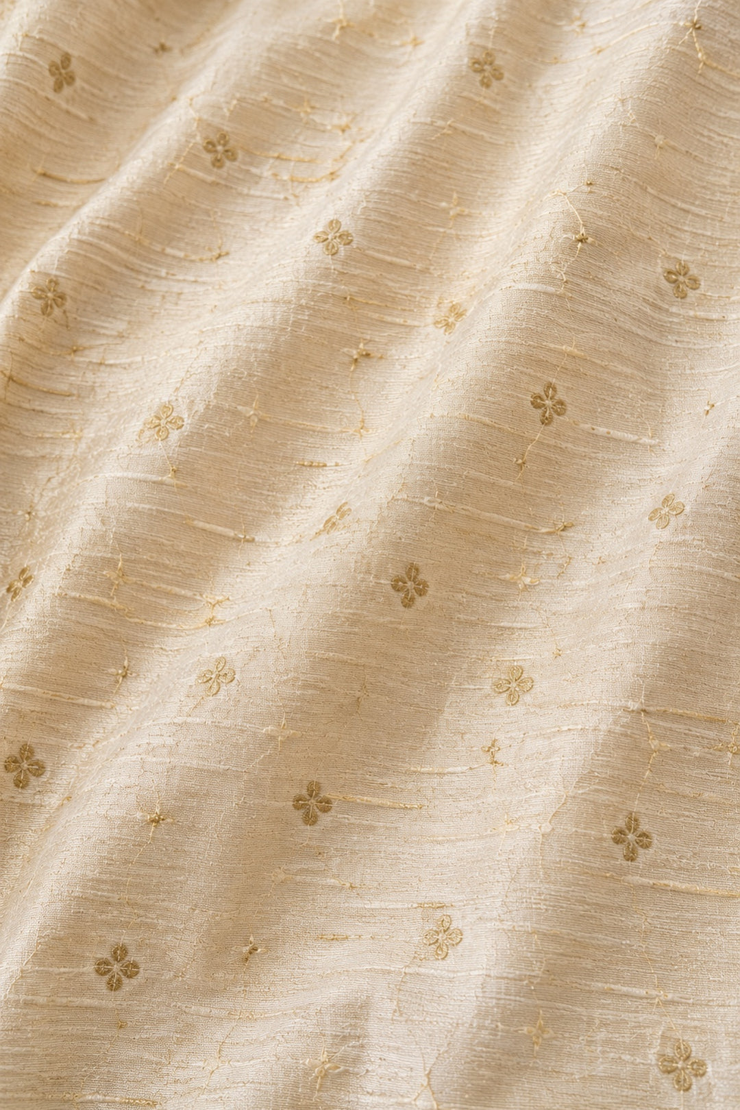 Ivory Gold Printed Kurta Palazzo Set